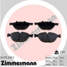 Zimmermann 24172.200.1 - Brzdové platničky -