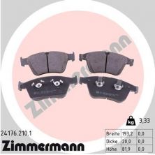 Zimmermann 24176.210.1 - Brzdové platničky -