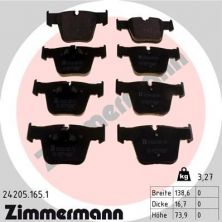 Zimmermann 24205.165.1 - Brzdové platničky -