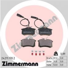 Zimmermann 24211.170.2 - Brzdové platničky -