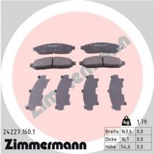 Zimmermann 24227.160.1 - Brzdové platničky -