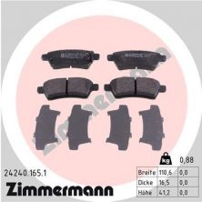 Zimmermann 24240.165.1 - Brzdové platničky -