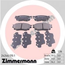Zimmermann 24246.170.1 - Brzdové platničky -