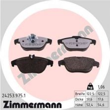 Zimmermann 24253.975.1 - Brzdové platničky -