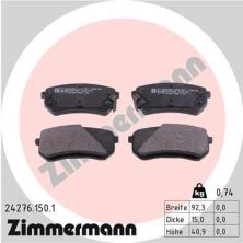 Zimmermann 24276.150.1 - Brzdové platničky -