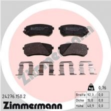 Zimmermann 24276.150.2 - Brzdové platničky -