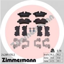 Zimmermann 24289.170.2 - Brzdové platničky -