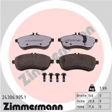 Zimmermann 24306.905.1 - Brzdové platničky -
