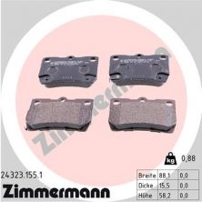 Zimmermann 24323.155.1 - Brzdové platničky -
