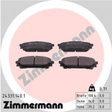 Zimmermann 24331.140.1 - Brzdové platničky -