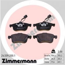 Zimmermann 24339.200.1 - Brzdové platničky -