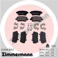 Zimmermann 24348.160.2 - Brzdové platničky -