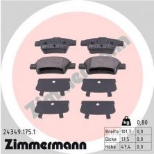 Zimmermann 24349.175.1 - Brzdové platničky -