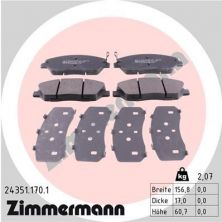 Zimmermann 24351.170.1 - Brzdové platničky -