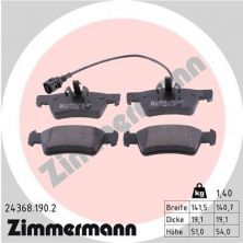 Zimmermann 24368.190.2 - Brzdové platničky -