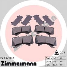 Zimmermann 24386.180.1 - Brzdové platničky -