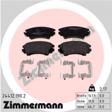 Zimmermann 24412.190.2 - Brzdové platničky -