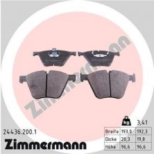 Zimmermann 24436.200.1 - Brzdové platničky -