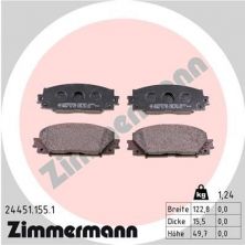 Zimmermann 24451.155.1 - Brzdové platničky -