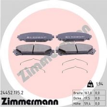 Zimmermann 24452.175.2 - Brzdové platničky -