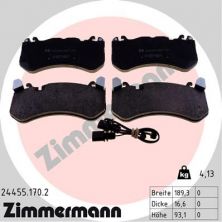 Zimmermann 24455.170.2 - Brzdové platničky -