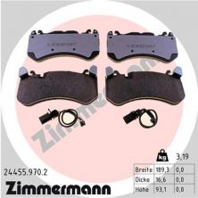 Zimmermann 24455.970.2 - Brzdové platničky -