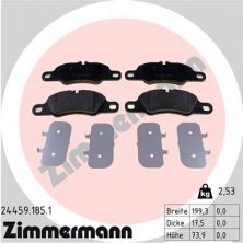Zimmermann 24459.185.1 - Brzdové platničky -