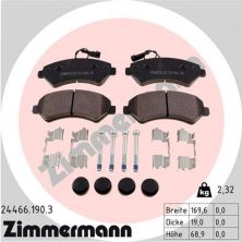 Zimmermann 24466.190.3 - Brzdové platničky -