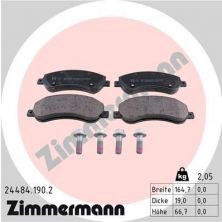 Zimmermann 24484.190.2 - Brzdové platničky -