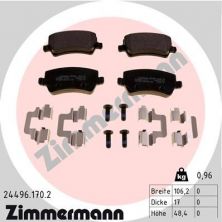 Zimmermann 24496.170.2 - Brzdové platničky -