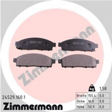 Zimmermann 24529.160.1 - Brzdové platničky -