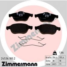 Zimmermann 24536.180.2 - Brzdové platničky -