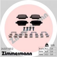 Zimmermann 24537.160.2 - Brzdové platničky -