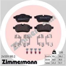 Zimmermann 24559.180.2 - Brzdové platničky -