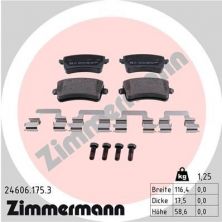 Zimmermann 24606.175.3 - Brzdové platničky -