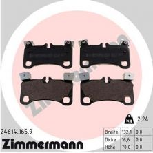 Zimmermann 24614.165.9 - Brzdové platničky -