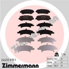 Zimmermann 24632.970.1 - Brzdové platničky -