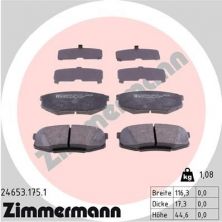 Zimmermann 24653.175.1 - Brzdové platničky -