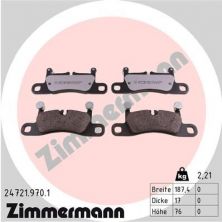 Zimmermann 24721.970.1 - Brzdové platničky -