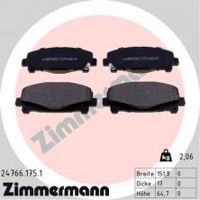 Zimmermann 24766.175.1 - Brzdové platničky -
