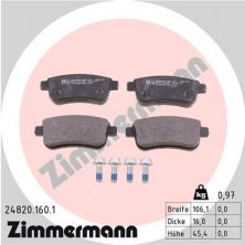 Zimmermann 24820.160.1 - Brzdové platničky -