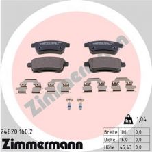 Zimmermann 24820.160.2 - Brzdové platničky -