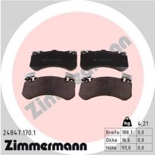 Zimmermann 24847.170.1 - Brzdové platničky -