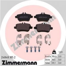 Zimmermann 24848.185.2 - Brzdové platničky -