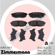 Zimmermann 24854.160.1 - Brzdové platničky -