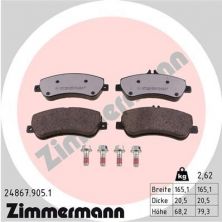 Zimmermann 24867.905.1 - Brzdové platničky -