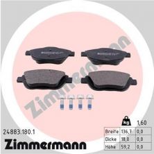 Zimmermann 24883.180.1 - Brzdové platničky -