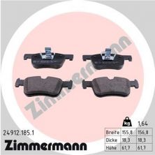 Zimmermann 24912.185.1 - Brzdové platničky -
