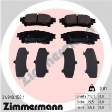 Zimmermann 24918.150.1 - Brzdové platničky -