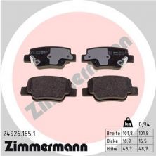 Zimmermann 24926.165.1 - Brzdové platničky -